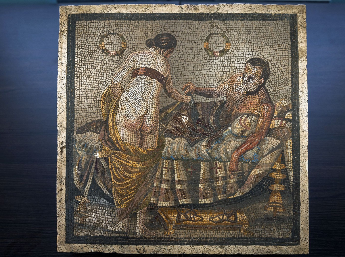 Erotski mozaik vraćen u Pompeje više od 80 godina nakon što ga je ukrao nacist