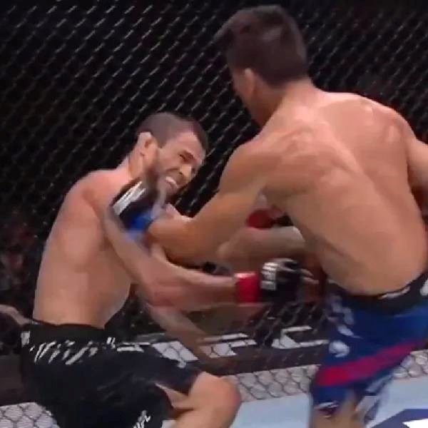 VIDEO Khabibov rođak preživio strašan udarac i slavio. Uskoro se bori za UFC naslov?