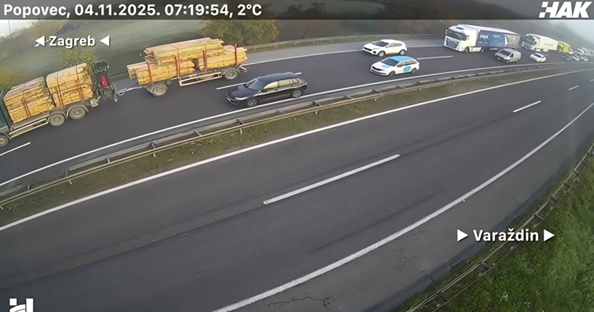 Kolona duga 4 km na A4 kod Zagreba
