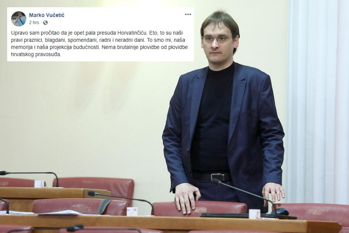 Vučetić o Horvatinčiću: Najbrutalnija plovidba je plovidba našeg pravosuđa