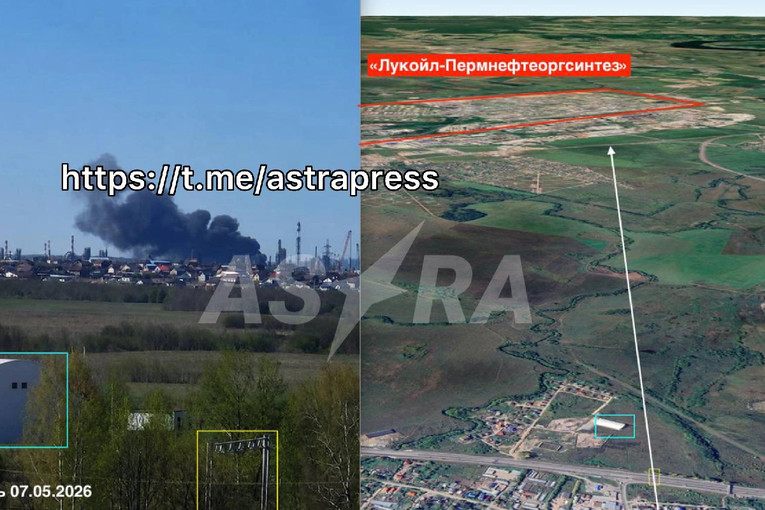 Ukrajinski napad ugasio ključnu rusku rafineriju nafte