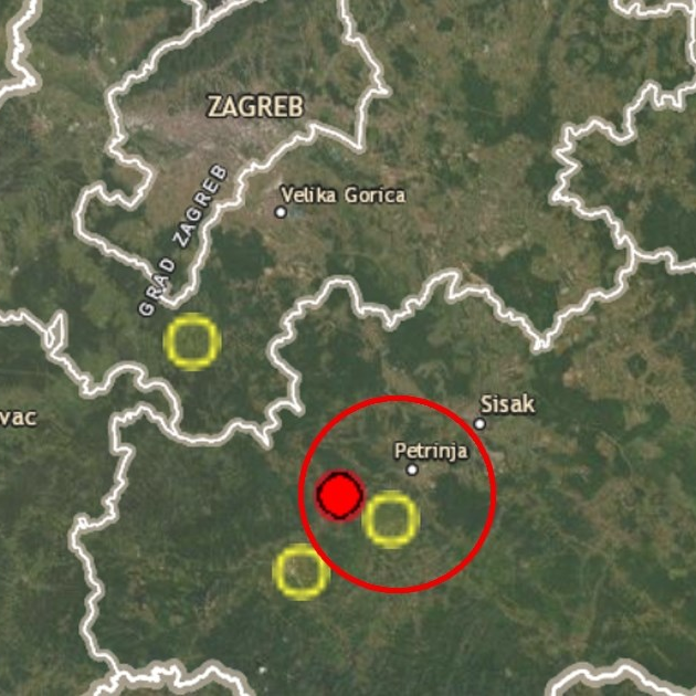 Potres magnitude 3.4 zatresao središnju Hrvatsku