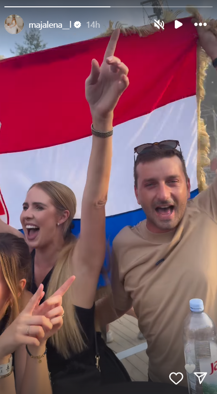 Maja Lena Lopatny s mužem bila na Thompsonovom koncertu 