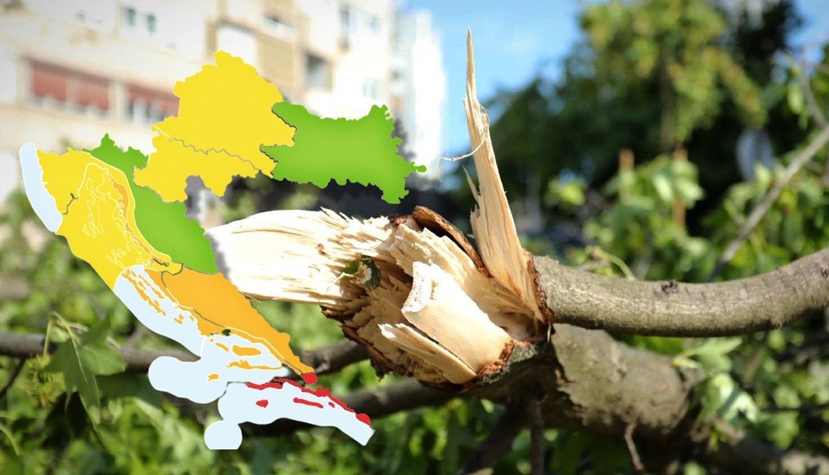 Nova upozorenja DHMZ-a. Za zagrebačku regiju sad na snazi žuti alarm za nevrijeme