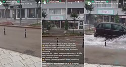 VIDEO Poplavljena ulica u Umagu