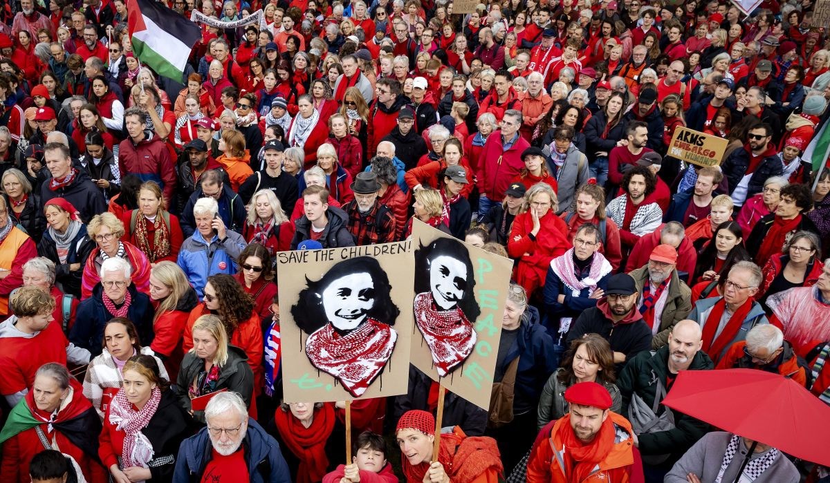 VIDEO Oko 250.000 ljudi u Amsterdamu prosvjedovalo protiv rata u Gazi