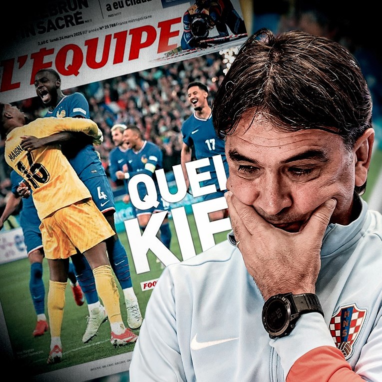 Naslovnica L'Equipea nakon izbacivanja Hrvatske: "Kakav užitak"