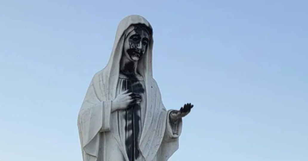 Splitski antifašisti osudili paljenje oltara i šaranje Gospe u Međugorju