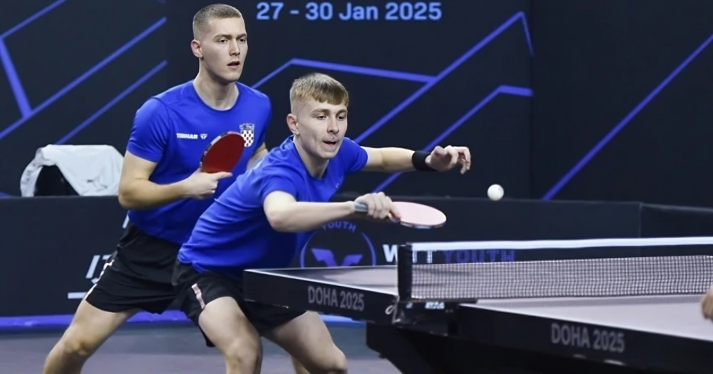 Mladi hrvatski stolnoteniski par postao je najbolji par svijeta u svom uzrastu