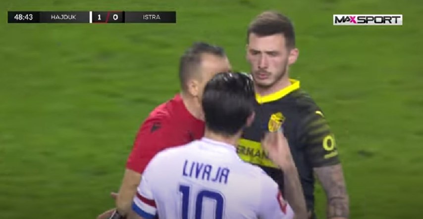 VIDEO Igrač Istre udario je Livaju, a on mu se nakon toga unio u lice