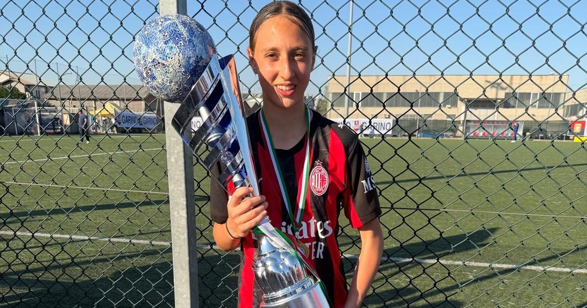 Modrićeva kći Ema (12) osvojila prvi trofej s Milanom