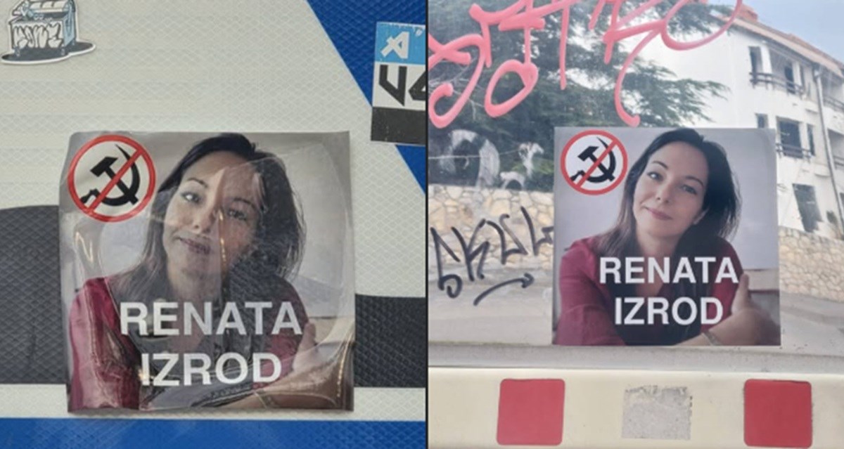 Kod Rijeke oblijepljene poruke protiv profesorice koja je Thompsona nazvala kukavicom