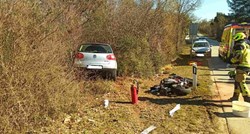 FOTO Sudar tri auta i dva motocikla kod Bala, u nesreći sudjelovao i istarski župan