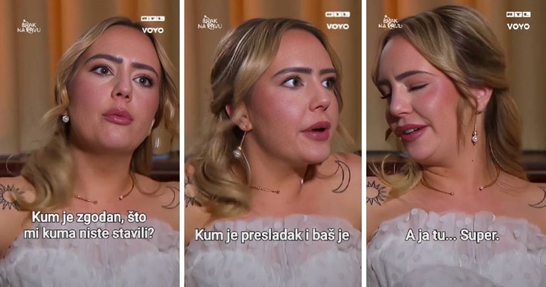 Kristina iz Braka na prvu već je viralna: "Kum je zgodan, što mi njega niste dali?"
