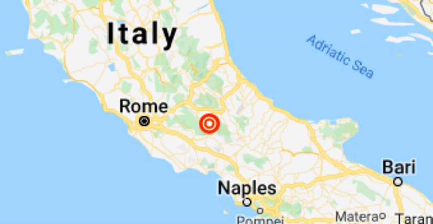 Potres od 4,4 stupnja po Richteru pogodio okolicu Rima