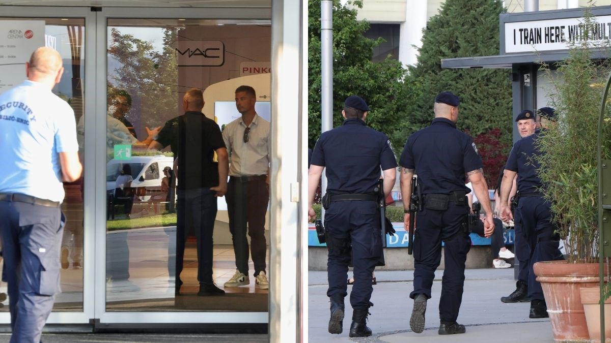 Arena centar ponovno otvoren nakon evakuacije. Došlo dosta policije, i interventna