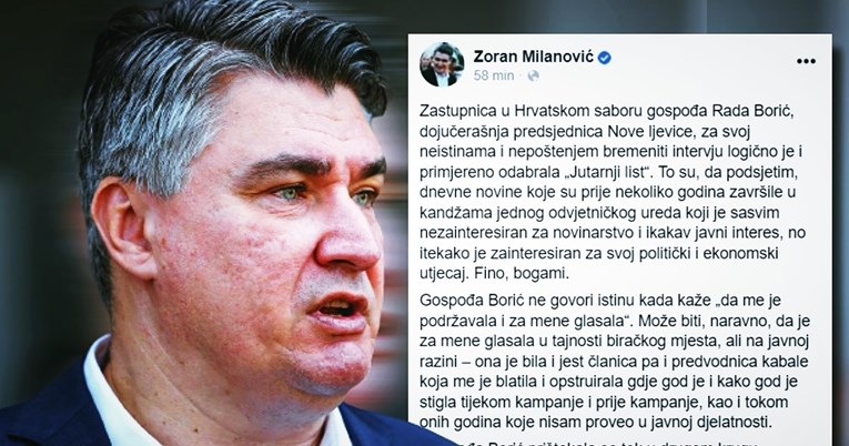 Milanović napao Radu Borić, za Tomaševića rekao da se oblači kao za teferič na Ilidži