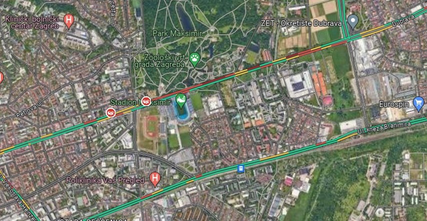 Sudar na tramvajskoj pruzi u Zagrebu, pet linija vozi skraćeno
