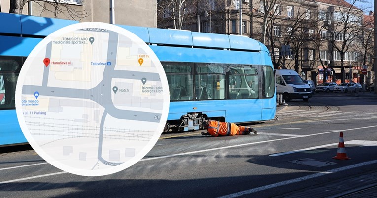 Kod Zapadnog u Zagrebu privremena regulacija prometa radi saniranja tračnica