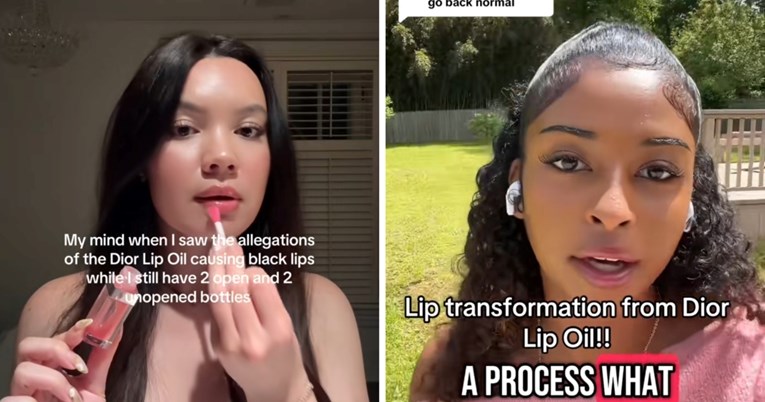 Korisnice na TikToku tvrde da su im usne potamnile od Diorova sjajila
