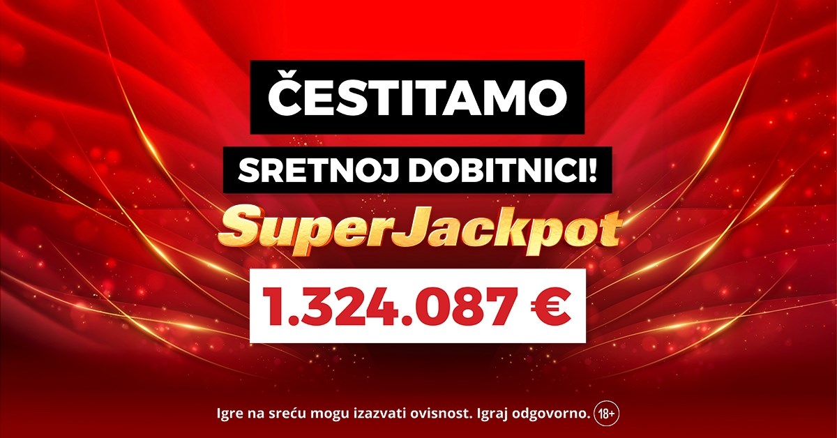 Zagrepčanka osvojila 4. milijunski jackpot u SuperCasinu