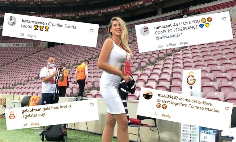 Mirta Šurjak zaludjela navijače Galatasaraya: "Hrvatska Diletta Leotta"