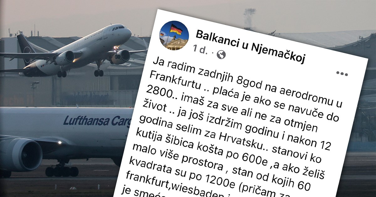 Rasprava na Fejsu: "Radim u Frankfurtu za 2800 eura, stan k´o kutija šibica 600 eura"