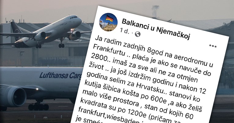 Rasprava na Fejsu: "Radim u Frankfurtu za 2800 eura, stan k´o kutija šibica 600 eura"