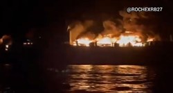 VIDEO Na trajektu s 288 ljudi koji je plovio od Grčke do Italije izbio požar
