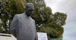 Kod Tuđmanovog spomenika u Splitu osvanuo natpis: "Tko je ubio Vladimira Matijanića?"