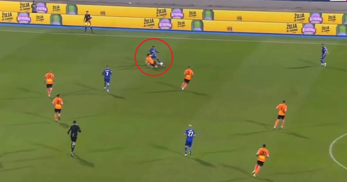 Pogledajte situaciju nakon koje je Dinamo zabio. Šibenčani su poludjeli