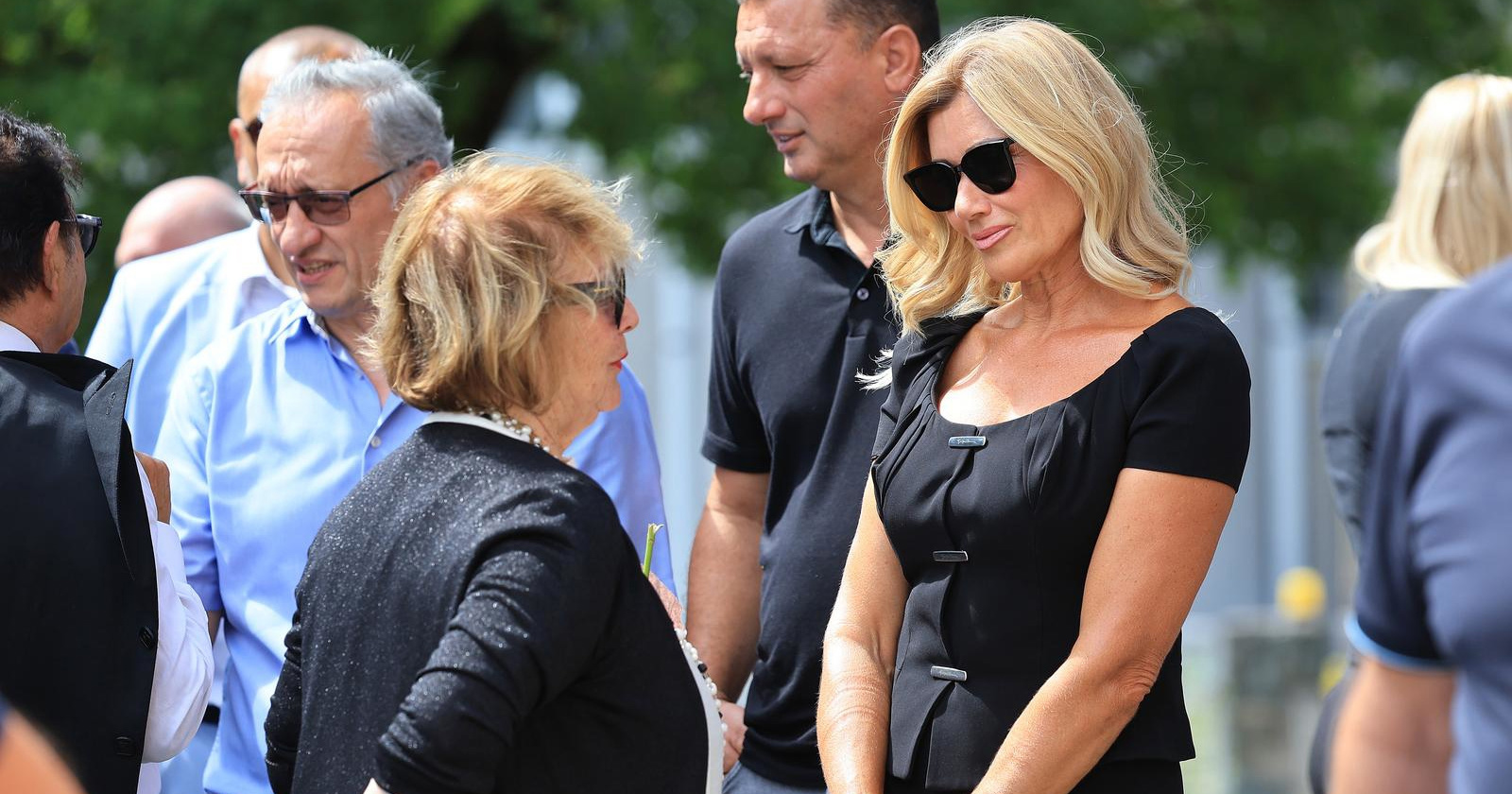 Vanja Horvat se pojavila na sprovodu bivše svekrve Luce Mamić