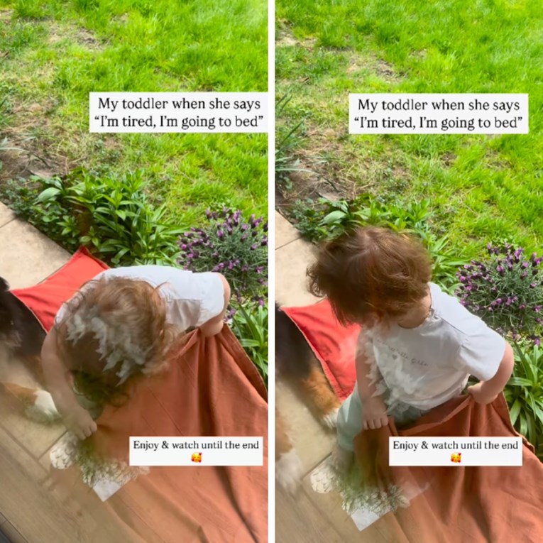 Kći rekla mami da ide spavati, pa legla pokraj svog najboljeg prijatelja