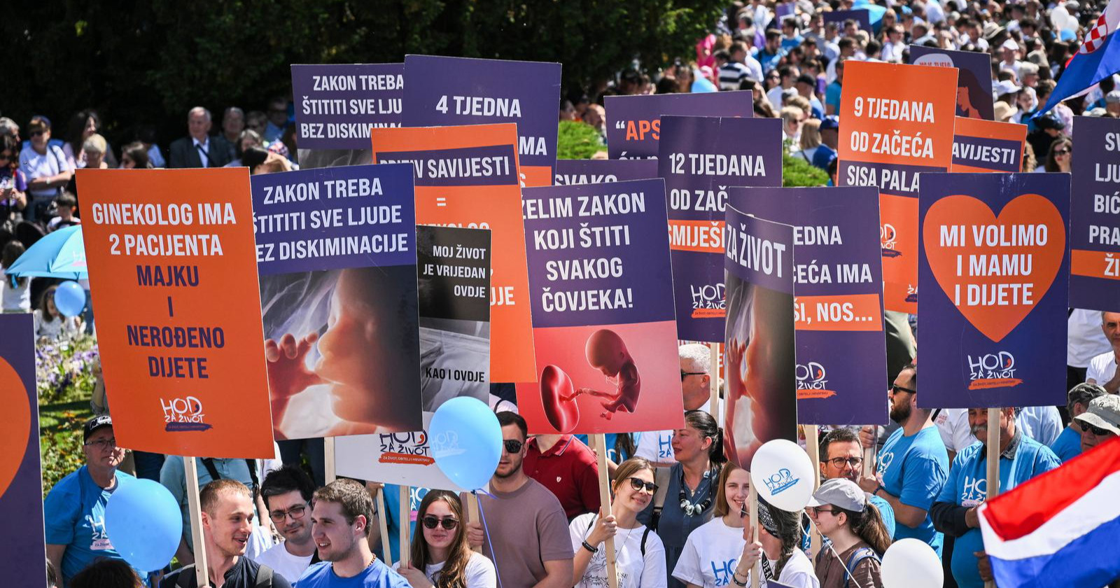 Thompson i ministar na "Hodu za život" u Zagrebu. Markić: Imamo komunistički zakon