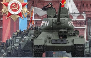 FOTO Na Putinovoj paradi bio je jedan jedini tenk. Ljudi se rugaju: "Pa, barem vozi"