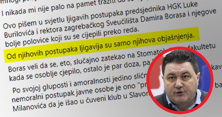 Vukušić: Postupci Borasa i Burilovića su ljigavi, a njihova objašnjenja još ljigavija