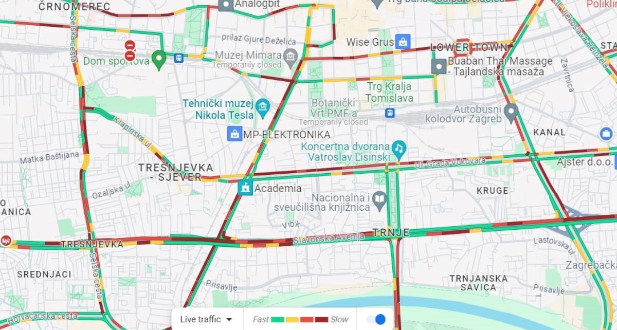 U Zagrebu je opći kaos u prometu
