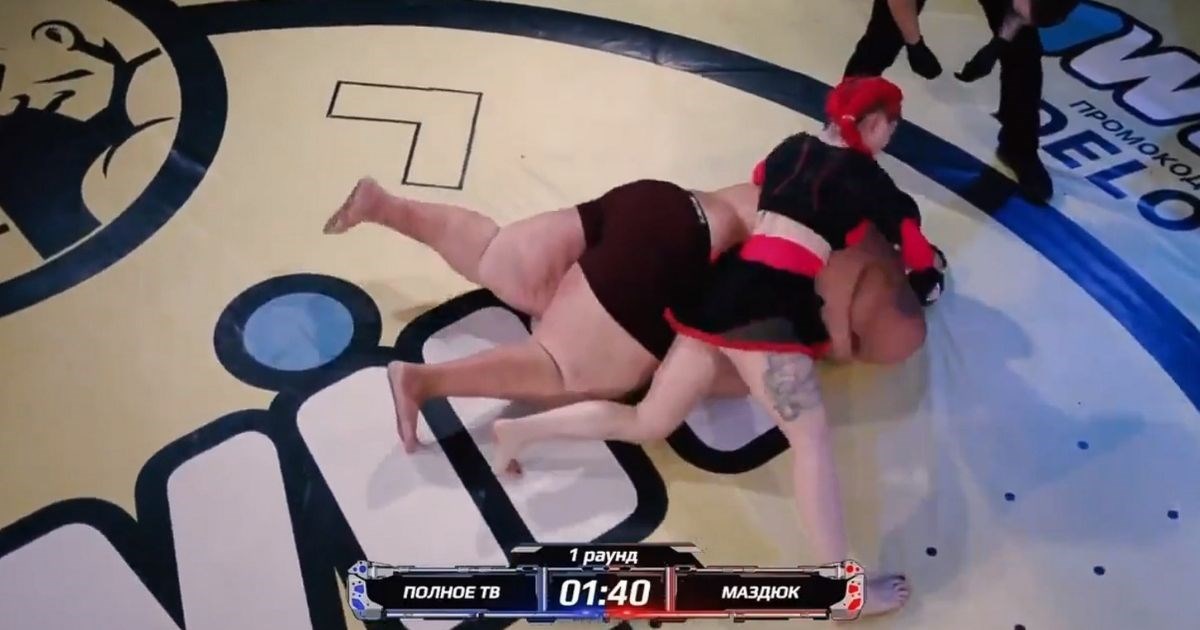 Što se dogodi kad MMA borkinja uđe u kavez s mrcinom od 240 kila? Pogledajte snimku