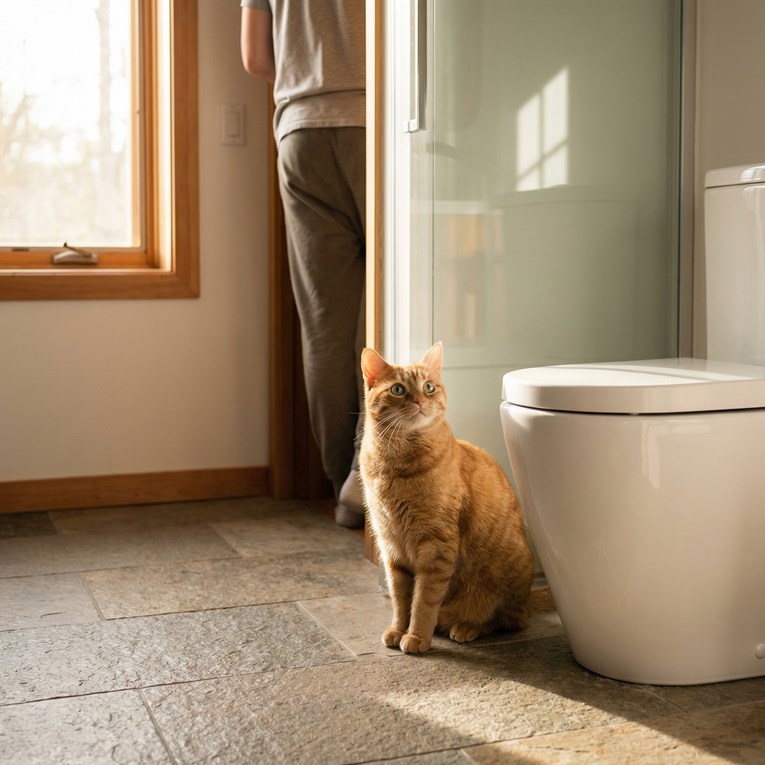 Zašto mačke uvijek idu s nama u kupaonicu? Razlog je jednostavniji nego što mislite