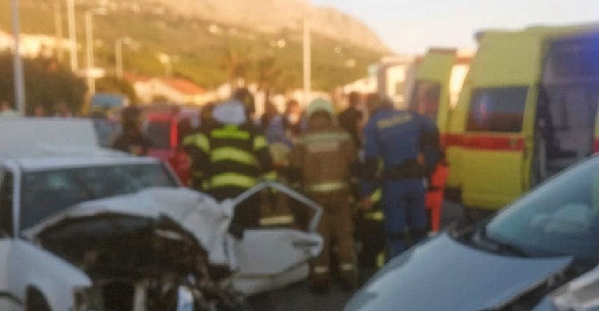 Teška prometna nesreća kod Splita, ozlijeđene četiri osobe