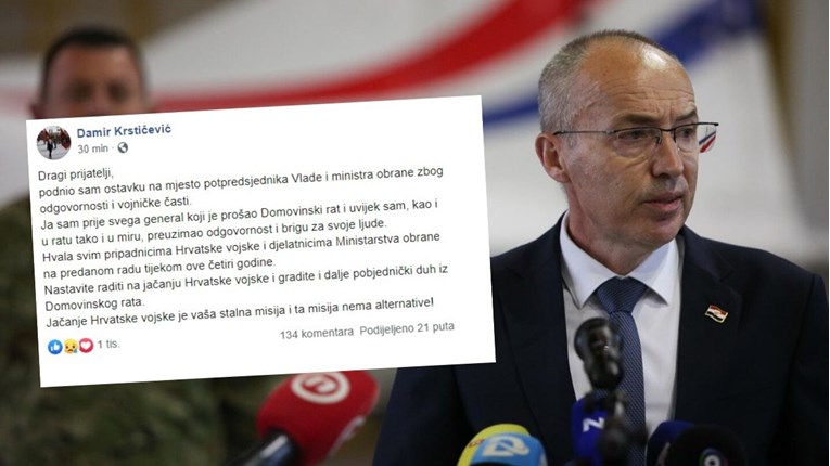 Oglasio se Krstičević, na Facebooku napisao zašto je dao ostavku