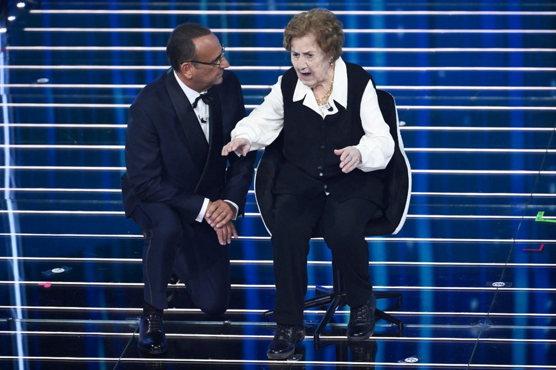 Gianna (105) došla na Sanremo i dobila najduži pljesak večeri