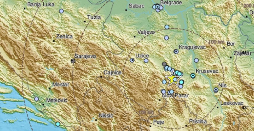 Potres od 4.0 u Srbiji