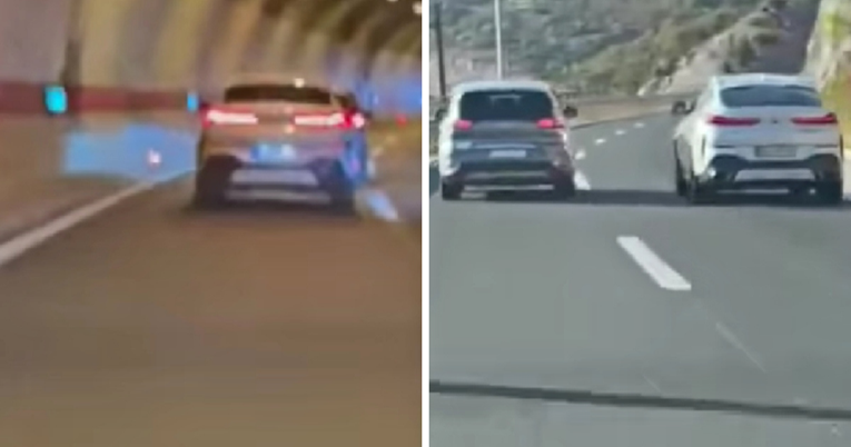 Na snimci iz tunela Sv. Rok kriva su oba vozača, a BMW-ov je napravio više prekršaja