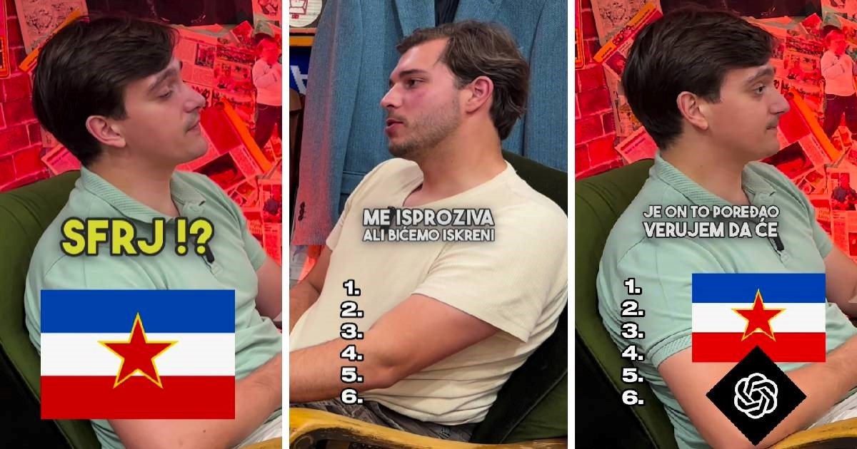 Srbi pitali AI koja je najljepša zemlja bivše Juge. Odgovor izazvao raspravu