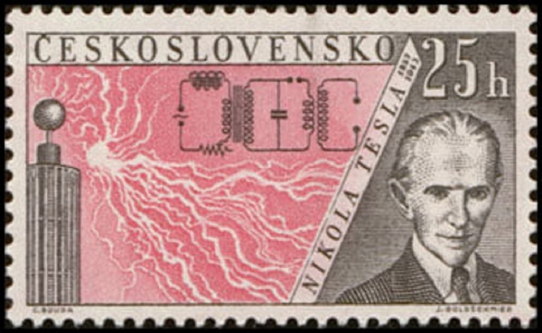 Lik Nikole Tesle već se našao na poštanskoj marki Čehoslovačke iz 1959. godine
