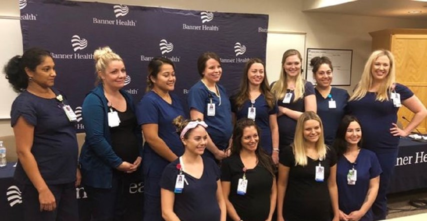16 medicinskih sestara iz iste bolnice zatrudnjelo u isto vrijeme