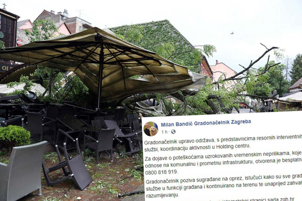 Zbog kaosa u Zagrebu javio se Bandić