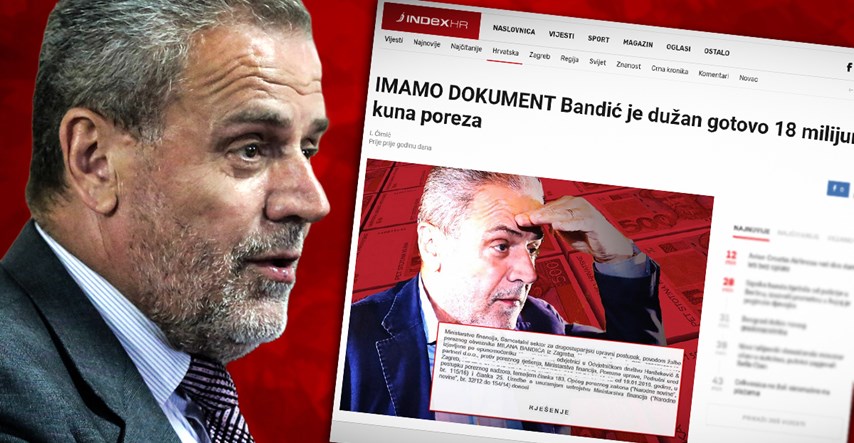 Bandić kazneno goni novinara Indexa zbog članka o poreznom dugu
