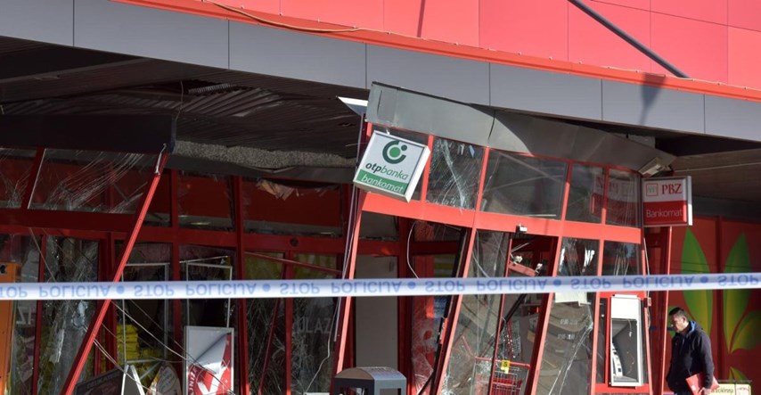FOTO U Zadru postavili eksploziv pod bankomat, razvalili pola trgovine